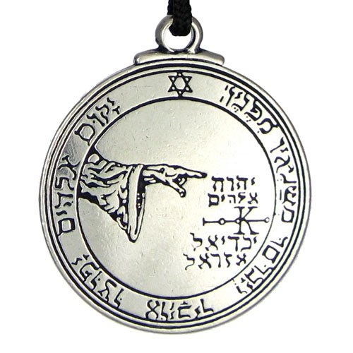 Pentacle of the Moon Talisman Key of Solomon Seal Pendant Hermetic Enochian Kabbalah Pagan Wiccan Jewelry