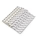 WINOMO Paper Straws Party Drinking Straws Gray White Striped Pack of 100