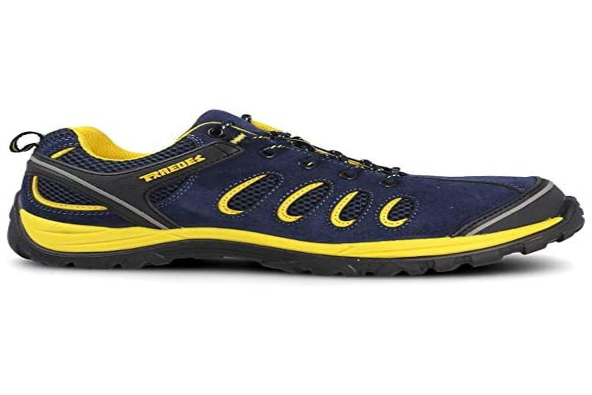 Walls 1 Shoe Radio, Safety, Protection, Lace, Comfort, Blue/Yellow