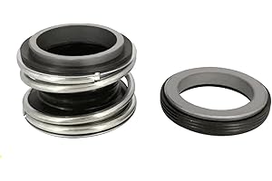 JOLAU Mechanical Seals SiC-SiC-NBR 109-14/15/16/18/19/20/22/24/25/28/30/32/33/35-65mm Mechanical Shaft Seal Single Spring For Water Pump (Size : 18mm)