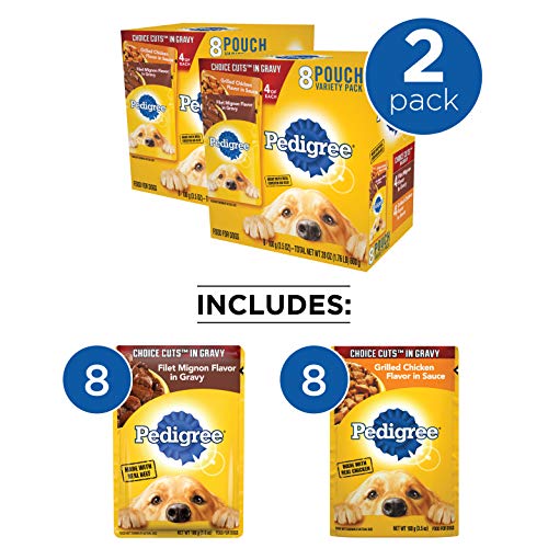 PEDIGREE CHOICE CUTS in Gravy Grilled Chicken Flavor in Sauce & Filet