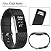 Charge 2 Bands GEAK Fitbit Charge 2 Sport Replacement Bands for Women Men,Large Black