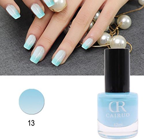 Quartly 12ml Temperature Change Nail Polish Color Temperature Control Nail Oil 26 Color (M)