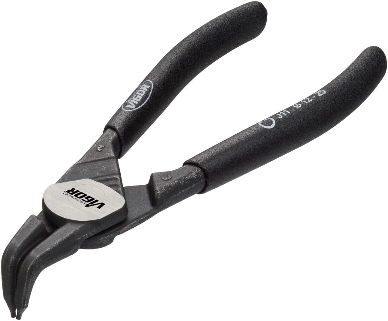 VIGOR V4428 140 mm Circlip Pliers Bent/Borehole - Multi-Colour