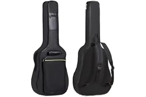 H&Z Simple 36 Inch Guitar Case Gig Bag Double Straps Oxford Fabric Thickening Soft Cover Waterproof Acoustic Classical Guitar