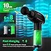 CCVOO Muscle Massage Gun Deep Tissue - Handheld Percussion Massager Gun Device - 6 Speed Intensity Super Quie Deep Tissue Massagers for Back Leg Body Muscle Massage