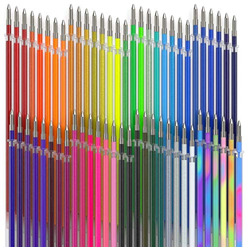 ARTEZA Gel Pens Ink Refills 60IndividualColorBundle AcidFree & Non