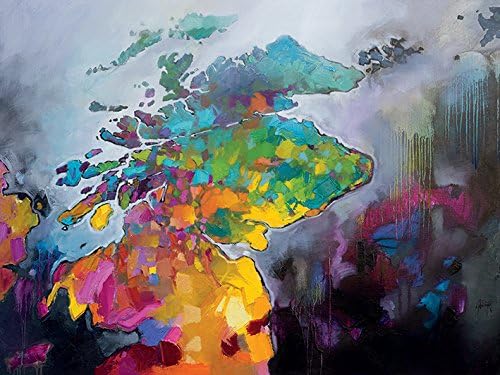 Art Group The Scotland 60 x 80cm Canvas Print, Cotton Blend, Multi-Colour, 60 x 80 x 3.2 cm