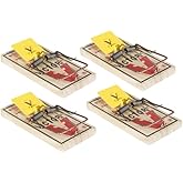 Easy Set Rat Trap, Wooden Construction, Indoor and Outdoor Use (4)