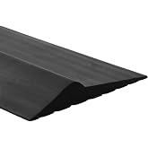 20Ft Weather Universal Garage Door Bottom Threshold Seal Strip DIY Weather Stripping Replacement,Not Include Sealant/Adhesive (Black)