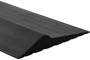 CLOUDBUYER 20Ft Weather Universal Garage Door Bottom Threshold Seal Strip DIY Weather Stripping Replacement,Not Include Sealant/Adhesive (Black)