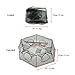 Lixada Collapsible Mesh Fishing Cage,Hexagon 6 Hole Shrimp Cage Trap for for Keeping Minnow Crab Baits Fishing Net