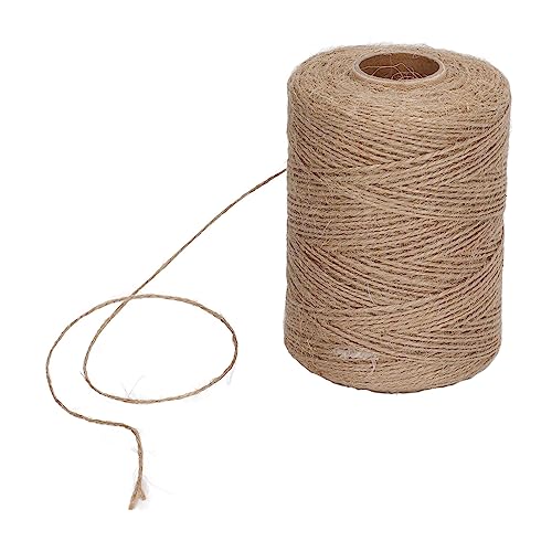 Jute Rope 300 m x 2 mm Natural | Crafts Gardening Wrapping Gifts Decoration