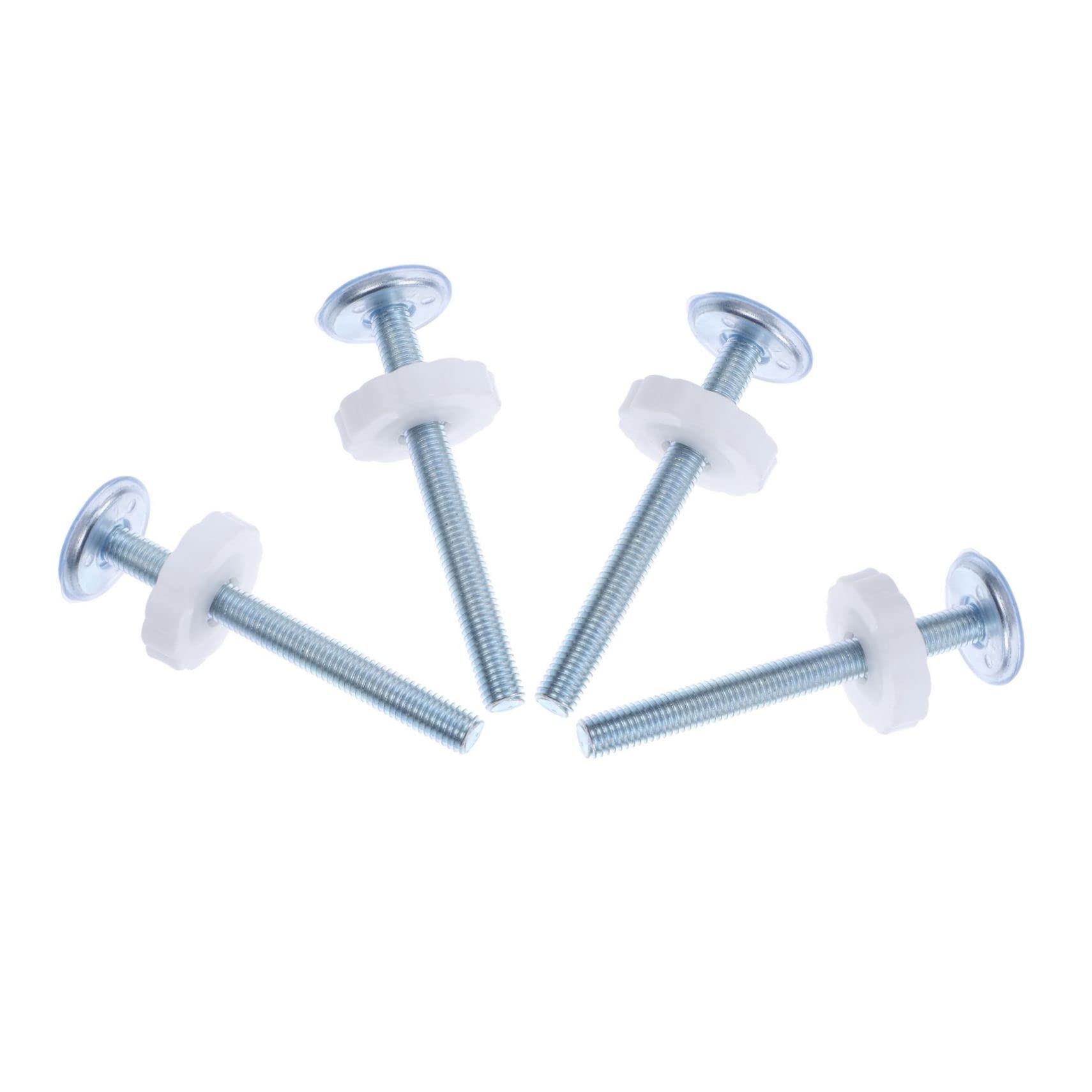 Toyvian Pet Safety Screws 4 Pcs Child Playpen Screws M8 Screws Threaded Spindle Rods Pressure Threaded Spindle Rods Baby Gate Rods Screw Bolt Hardwares Bolt for Pressure Mounted