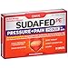 Johnson & Johnson Sudafed PE Head Congestion + Flu Severe Decongestant Tablets for Adults, 24 ct