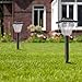 SUNWIND Solar Powered Garden Lights - 6 Pack Square Waterproof Outdoor Path Lights Solar Powered for Path Patio Lawn Backyard Landscaping Lighting