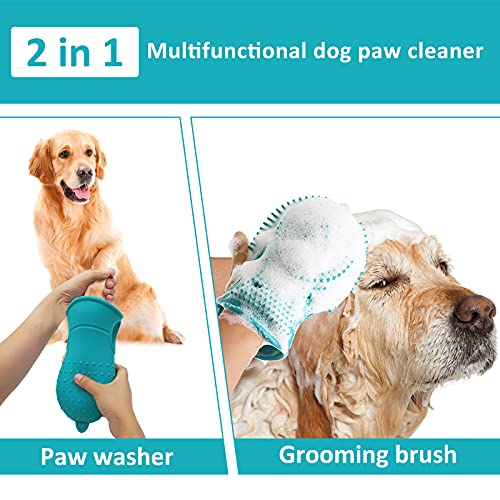 Dog Paw Cleaner, Paw Washer for Dogs Large and Medium, Portable Dog