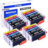 INK4WORK Compatible Ink Cartridge Replaclement for Canon PGI-250XL PGI 250 XL CLI-251XL CLI 251 XL to use with Pixma IP7220 MG5420 MG6320 MX722 MX922 (20 Pack)