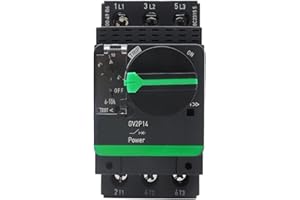 Motor Circuit Breaker Knob Controls Motor Isolation Short Circuit Protection Switch GV2-P 0.1-32A Thermomagnetic(GV2P32 24-32