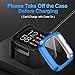 NANW Screen Protector Case Compatible with Fitbit Versa 2, 4-Pack Ultra Slim Soft Full Cover Case Bumper Frame Accessories for Versa 2 Smartwatch