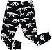 Pajamas Boys Halloween and Christmas Dinosaur Clothes 100% Cotton Size 7 Years Black