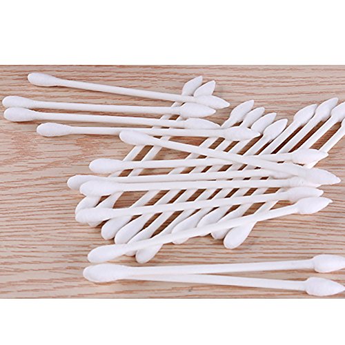 image for Cayanmydery Premium Cotton Swabs, 2 Colors, 100% Pure Cotton Tips, Gre