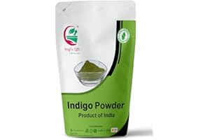 Yogi's Gift Organic Indigo Powder for Hair dye | Ideal for Black and Dark Hair | Indigofera Tinctoria | Black Henna | 100 g (