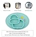 Baby Silicone Placemat, Non-Slip Feeding Plate for Toddlers Babies Kids with Strong Suction Fits Most Highchair Trays BPA-Free FDA Approved, Dishwasher and Microwave Safe