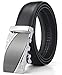 Xhtang Men's Jefferson Buckle with Automatic Ratchet Leather Belt 35mm Wide 1 3/8