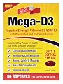 Mega-d3 Softgels Schiff , Vit D3 5000iu W/resveratrol 90 Softgels