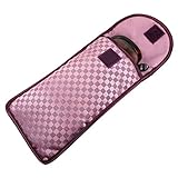 Soft Eyeglass Sunglass Pouch Case, Velcro Flap Closure, Satin Fabric