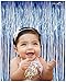ShiDianYi Tinsel Foil Fringe-Backdrop-3FTX8FT- Metallic Door Window Curtain Party Decoration (Royal Blue)