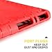 AFUNTA Fire 7 2017 2015 Case,Light Weight Shock Proof Convertible Handle Stand EVA Protective Kids Case Compatible Amazon Fire 7 inch Display Tablet 7th 5th Generation-Red