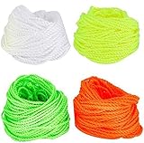 Qingsun 40 Pcs YoYo Strings Polyester Rope Replacement(10 Each - Green, Yellow, Orange, White) Kids Toys Gifts Classic Toys