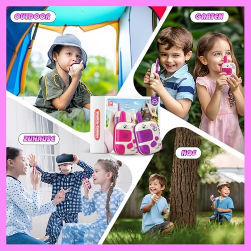 Wootoyz Unicorn Gift for Girls, Walkie Talkie Children's Easter Gifts Girls 3 4 5 6 7 8 Years Toy from 3-8 Years Girls Unicorn Game Walki Talki 3-8 Years Gift School Girls