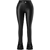 winkbay Women's Faux Leather Leggings High Waisted Stretchy Skinny Pants Going Out Outfits
