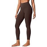 ALYNE Women’s High‑Waist Yoga Leggings | Leggings with Slimming Design Technology Brown