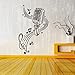 BIBITIME Classroom Vinyl Decal Music Karaoke Microphone Wall Art Musical Notes Vinyl Sticker for KTV Bar Background PVC Decorations M:22.44