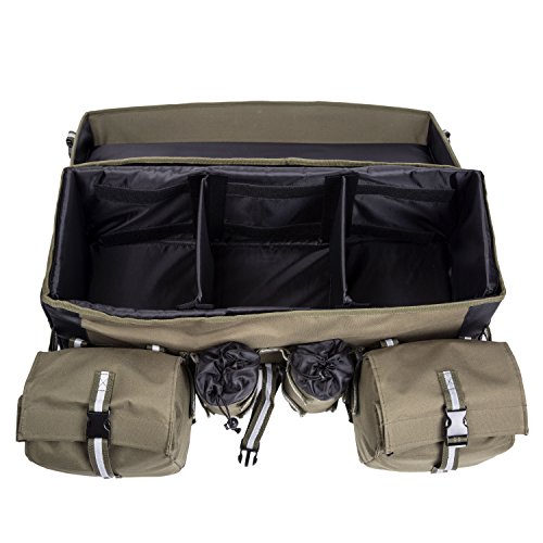 ATV Cargo Bag Rear Rack Gear Bag Made of 600D Waterproof Fabric with