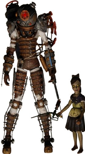 NECA Bioshock 2 Exclusive Ultra Deluxe Action Figure 2Pack Big Sister & Little Sister