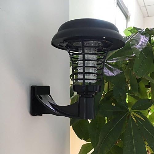 Electronic Insect Killer Solar Light LED Solar Bug Zapper Anti-Mosquito hanging on the wall