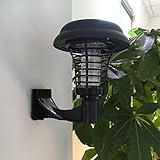 2018 Upgraded Solar-Powered Mosquito Killer, Bug Zapper, Insect Bug Worm Killer, Garden LED Light Lawn Camping Lamp