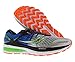 Saucony Men's Triumph ISO 2 Running Shoe, Blue/Silver/Slime, 9.5 M US