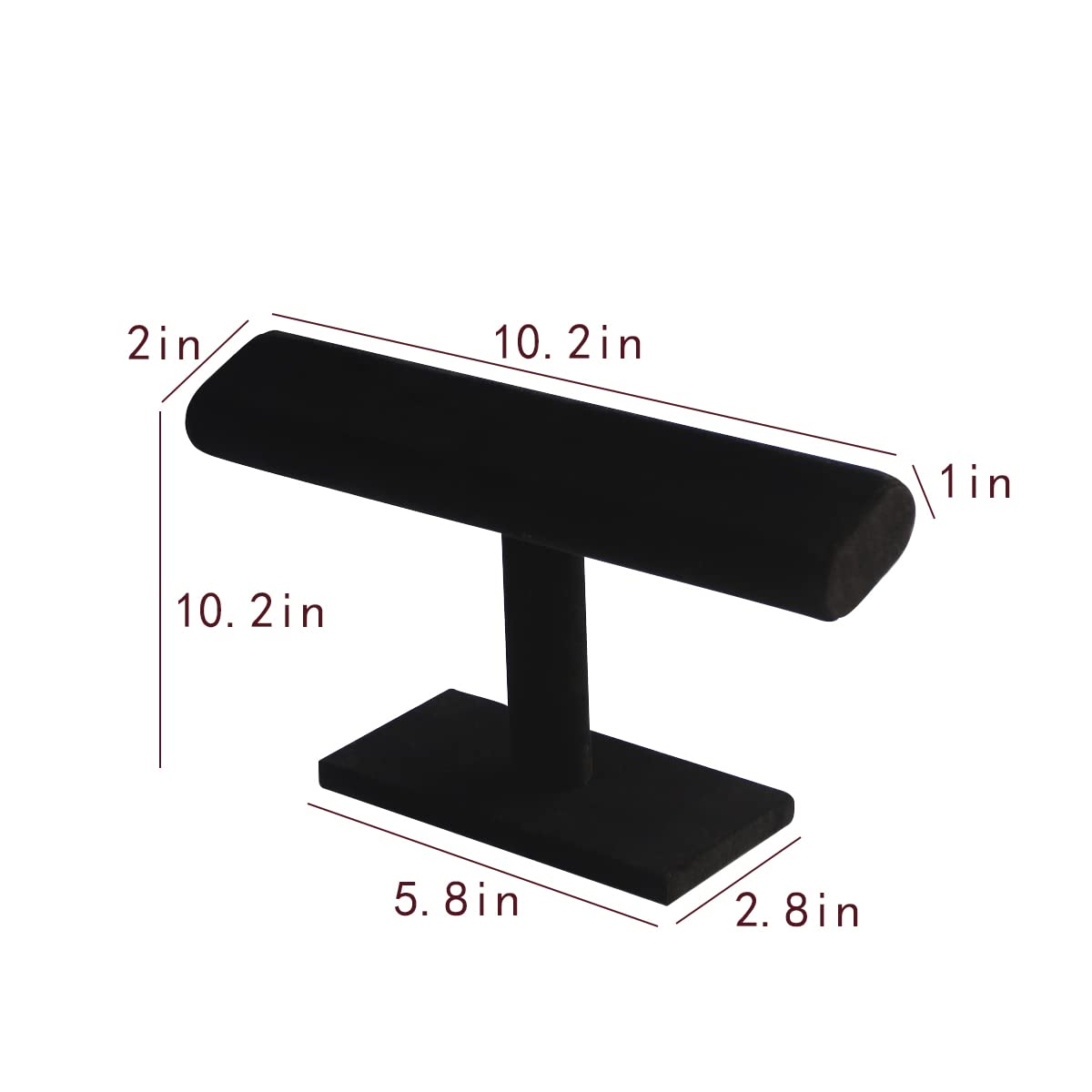 ByKen Jewelry Byken Watch Bracelet Holder,Jewelry Display Stand for Selling (Black)