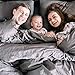 EASELAND Bed Sheet Set - King Size Sheets 6 Pieces Bedding Sheet & Pillowcases Sets, Brushed Microfiber Sheet with Deep Pocket Fits 8 to 16 Inch(King,Grey)