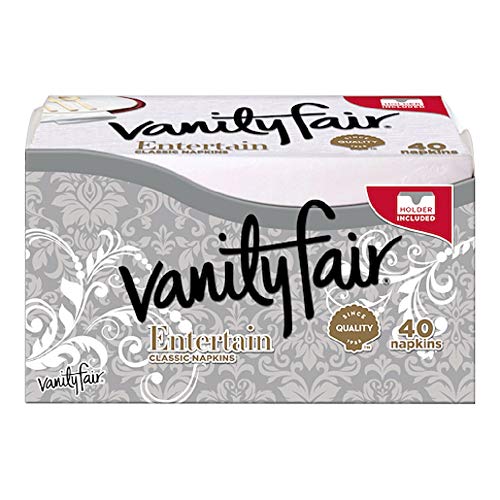Vanity Fair Entertain Classic Napkins 2 pack (40 ct