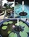 Solar Water Pump Solar Fountain Pump OUSI Solar Powered Bird Fountain Kit Solar Water Fountain Pump Solar Fountain for Birdbath Solar Pond Pump Solar Pump Solar Bird Bath Fountains with Spray Nozzles
