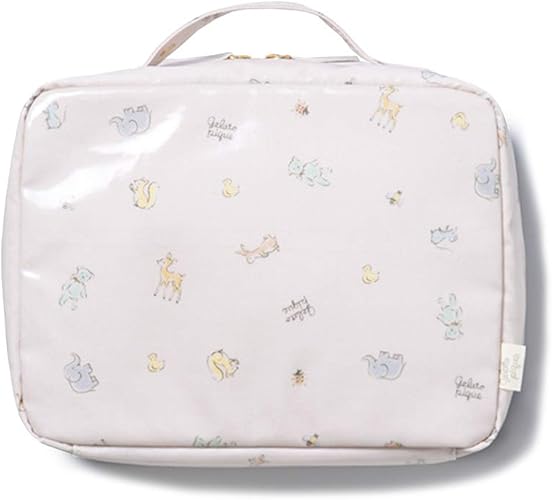 Amazon Co Jp Amazon Co Jp 限定 ジェラートピケ コーティングおむつポーチ ピンク Pwgb1756 シューズ バッグ