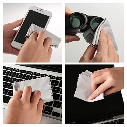 18 Pack Premium Microfiber Cleaning Cloths, Lintfree Fiber Cleaning