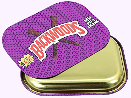 FANVA Rolling Tray with Magnetic Lid - Mini Metal Rolling Tray with Spill Proof Cover - Cute Decorative Tray - Perfect Storage for Home or On-The-Go-Small Size - 7\